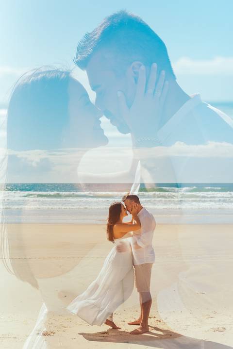 ensaio na praia do rosa daniela radavelli ensaio pré wedding no rosa norte ensaio pré casamento ensaio no amanhecer do sol look de ensaio na praia '