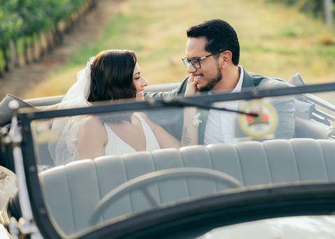 casamento ao ar livre de dia cerimonia externa  no santorini garden em garibaldi daniela radavelli fotografia fotógrafa de casamentos'