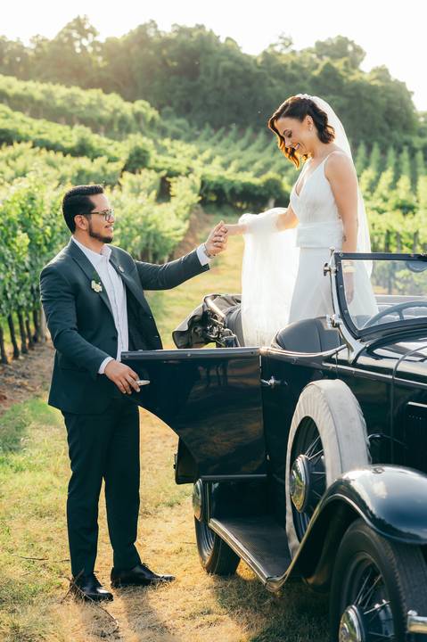 casamento ao ar livre de dia cerimonia externa  no santorini garden em garibaldi daniela radavelli fotografia fotógrafa de casamentos'