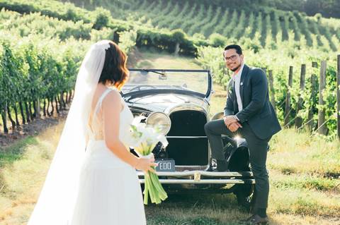 casamento ao ar livre de dia cerimonia externa  no santorini garden em garibaldi daniela radavelli fotografia fotógrafa de casamentos'