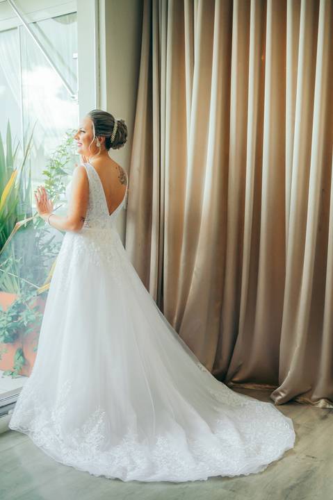 making of noiva make vestido de noiva casamento de dia cerimonia na igreja daniela radavelli fotografia'