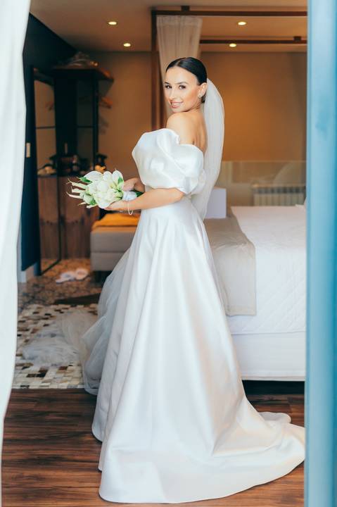 making of noiva make vestido de noiva casamento de dia cerimonia ao ar livre piegora bistro daniela radavelli fotografia'