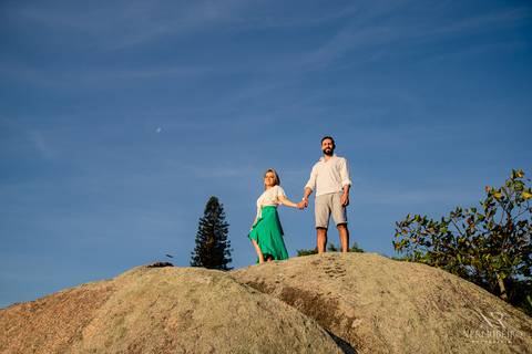 Ensaio casal Sara & Jeco - Pre Wedding - Ensaio na praia - Ensaio Florianópolis - Ensaio pria Floripa - Pré Casamento'