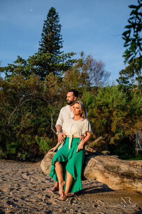 Ensaio casal Sara & Jeco - Pre Wedding - Ensaio na praia - Ensaio Florianópolis - Ensaio pria Floripa - Pré Casamento'