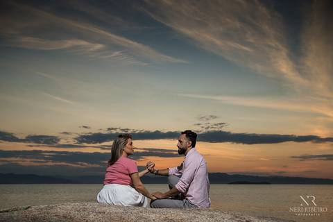 Ensaio casal Sara & Jeco - Pre Wedding - Ensaio na praia - Ensaio Florianópolis - Ensaio pria Floripa - Pré Casamento'