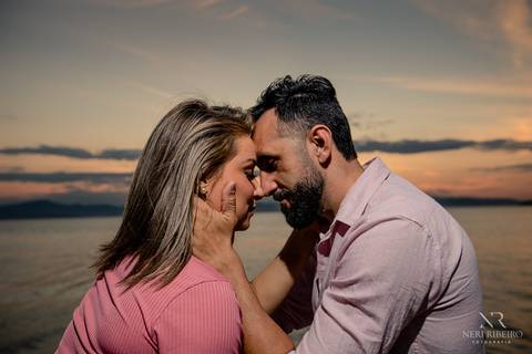 Ensaio casal Sara & Jeco - Pre Wedding - Ensaio na praia - Ensaio Florianópolis - Ensaio pria Floripa - Pré Casamento'