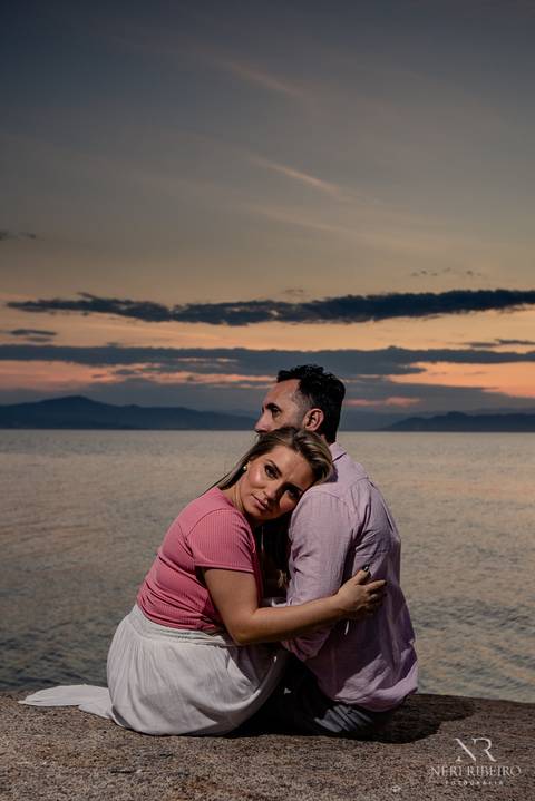 Ensaio casal Sara & Jeco - Pre Wedding - Ensaio na praia - Ensaio Florianópolis - Ensaio pria Floripa - Pré Casamento'