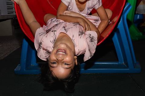 Aniversário Infantil no play, crianças brincando com a recreação da Turma do barulho'