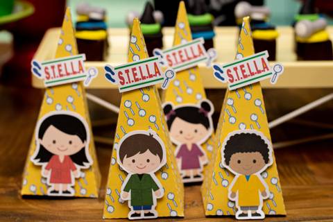 Aniversário Infantil no play- Decoração Cherry on Top - Tema Detetives do Prédio Azul - DPA'