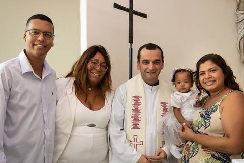 Batizado - Capela Nossa Senhora das Graças do Galeão, Vila Militar, Ilha do Governador'