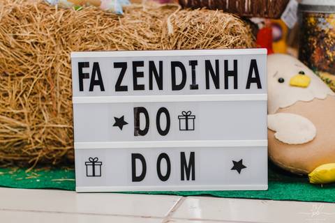 Placa fazendinha'