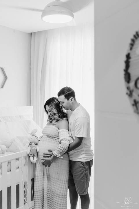 fotos-de-gestante-quarto-bebê-menina'