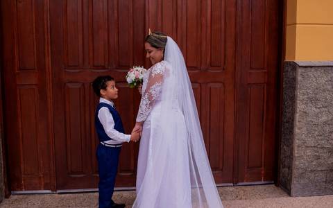 Zemar Fotografia - casamento - noiva com pajem '