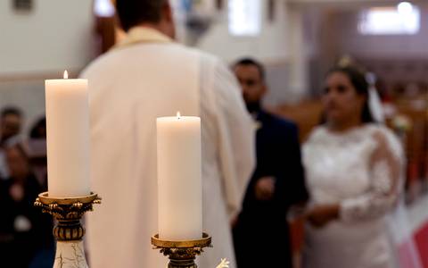 Zemar Fotografia - casamento - vela sobre o altar'
