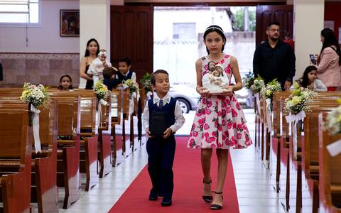 Zemar Fotografia - casamento - daminha e pajem'