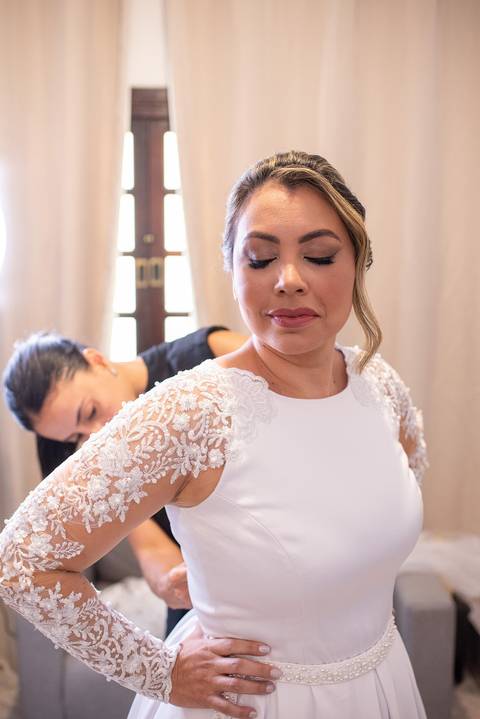 Making of, Noiva, Sessão de maquiagem, Preparação da noiva, Salão de beleza, Zemar Fotografia, Beauty, Bridal dress'