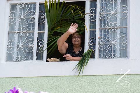 Zemar Fotografia - Domingo de Ramos - da janela momento breve de adoração ao Santíssimo Sacramento'