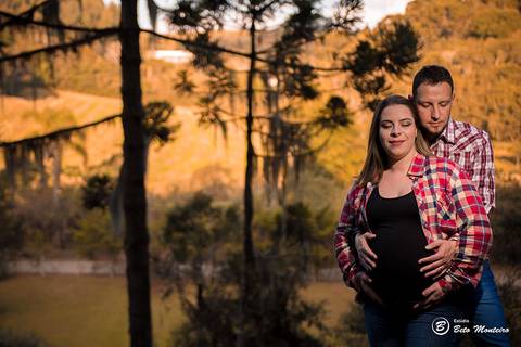 Book Gestante - Bruna e Gui - Curitiba - Externa - Chácara - Estúdio - Grávida - Menino - Estúdio Beto Monteiro'