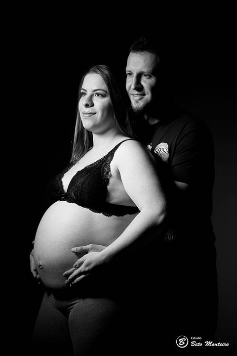 Book Gestante - Bruna e Gui - Curitiba - Externa - Chácara - Estúdio - Grávida - Menino - Estúdio Beto Monteiro'