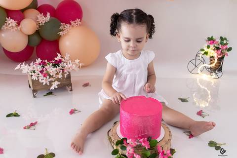 ensaio Infantil aniversário 2 anos menina, foto de Helenice Gonçalves Fotografia'