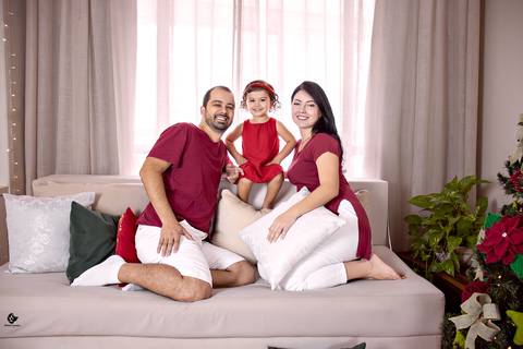 Fotografia em Brasília DF por Helenice Gonçalves Fotografia, retrato natalino em família DF, foto de natal Brasília DF,'