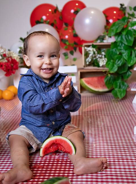 fotografia menino smash the cake em brasilia df'