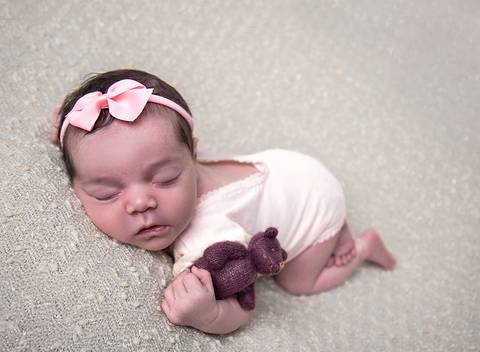 ensaio new born menina'