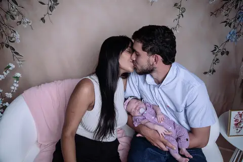 fotografia de pascoa new born'