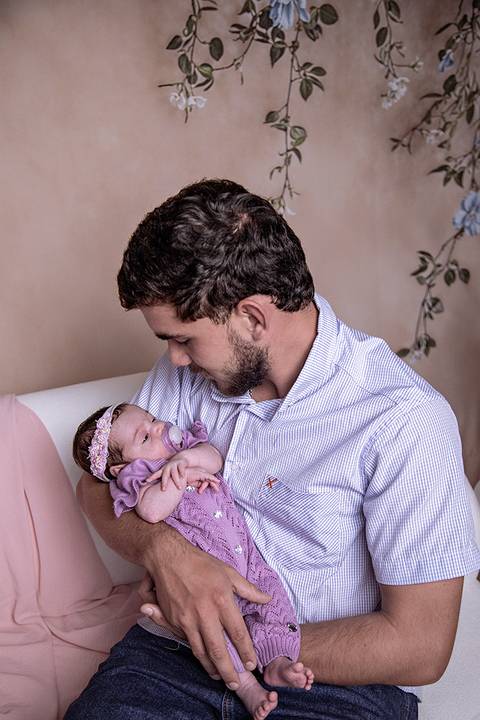 fotografia pai e filha'