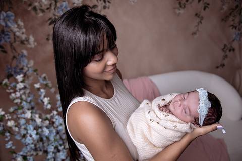 ensaio new born menina em brasilia'