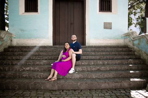 ensaio externo de gestante em embu das artes nas viela das lavadeira'