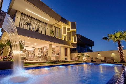 casa dom pscina fotografia de arquitetura e ambiente'