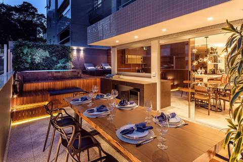 area privativa de apt area externa de apartamento iluminação de varanda diego rocha fotografo'