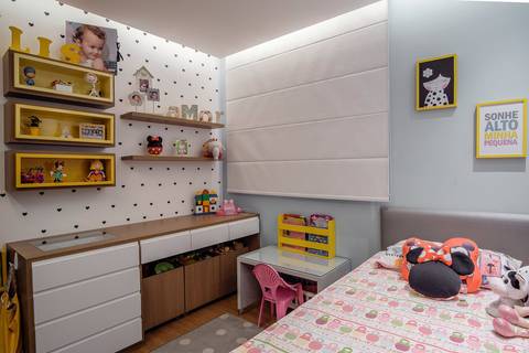 quarto de criança amarelo corinha'