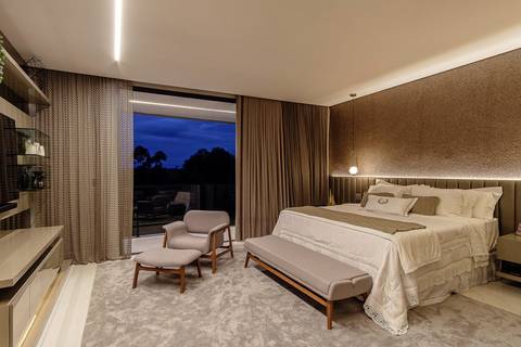 quarto com varanda quarto dos sonhos acabamento de luxo quarto de luxo acabamento fino papel de parade diego rocha fotografo'