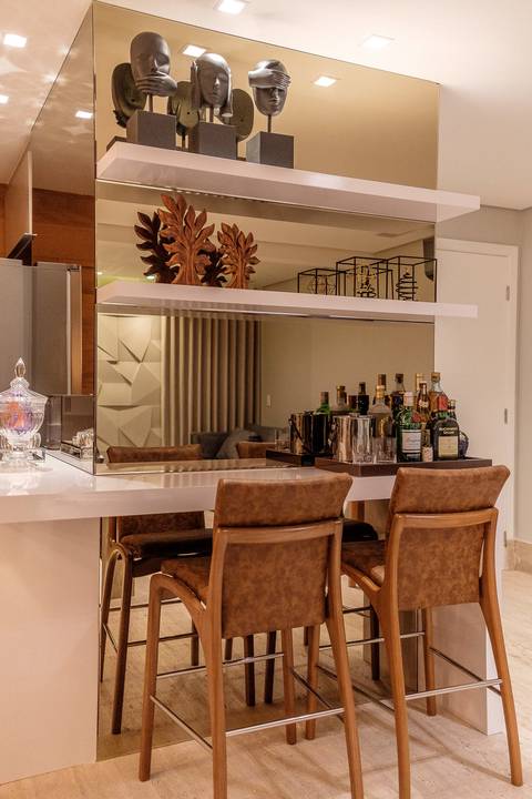 bar apartamento com bar banqueta'