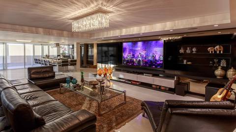 sala de cinema sofa de couro diego rocha fotografo fotografia de arquitetura e ambiente bh belo horizonte'