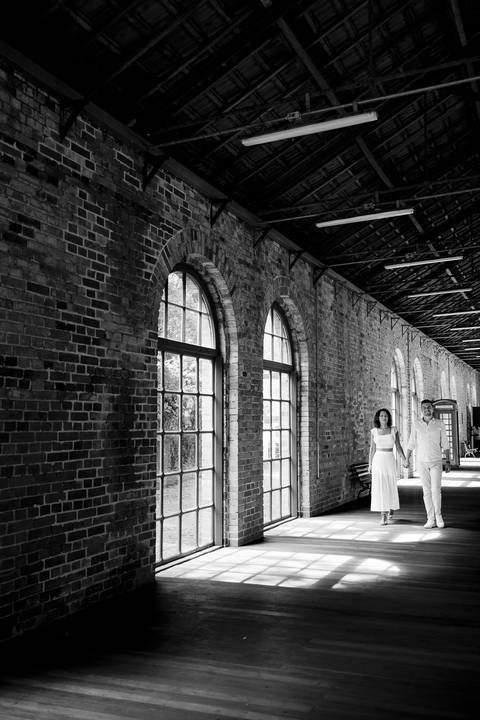 Pre Wedding na estação de trem de Paranapiacaba'