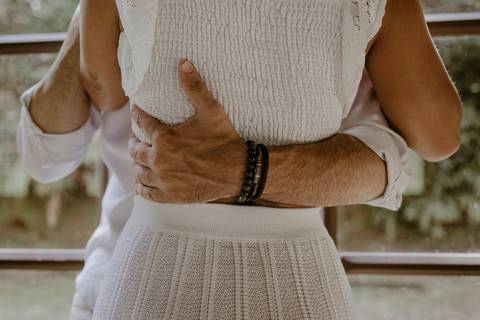 Close Abraço Casal'