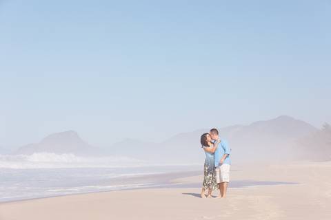 Ensaio Pre Wedding na praia do Recreio'