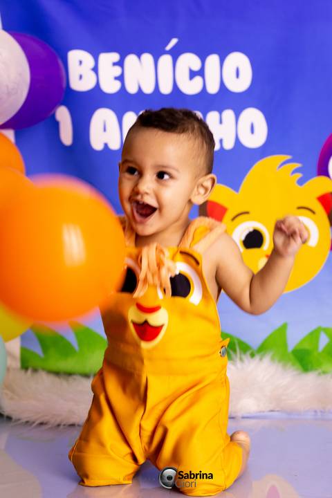 Ensaio fotográfico de 1 ano em studio Smash the cake em BH '