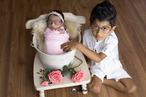 ensaio newborn em bh com a família '