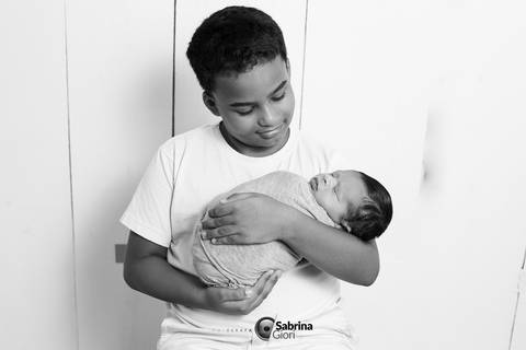 Ensaio newborn fotos com a família '