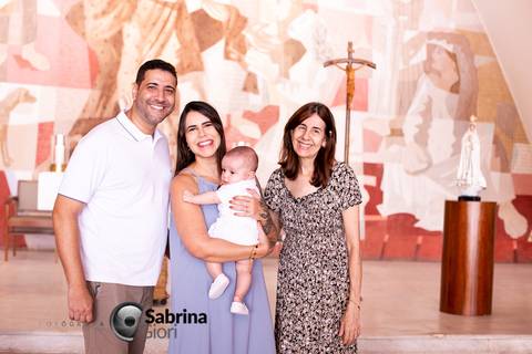 Cobertura fotográfica Batizado do Dudu'