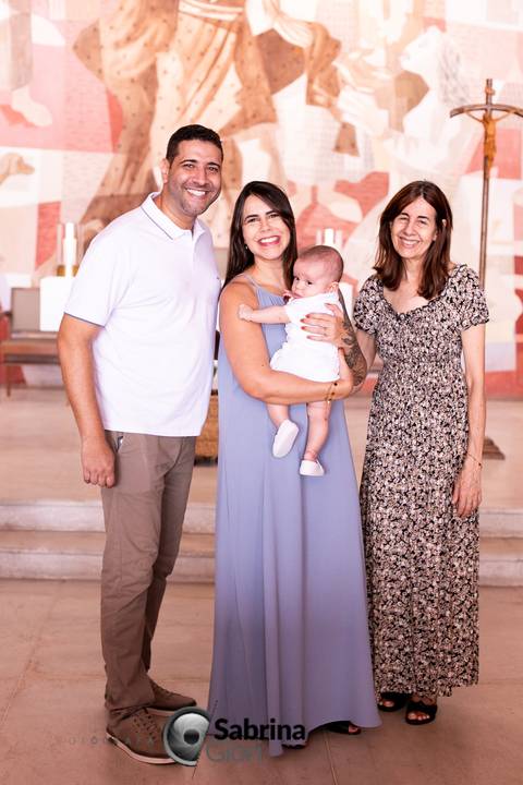 Cobertura fotográfica Batizado do Dudu'