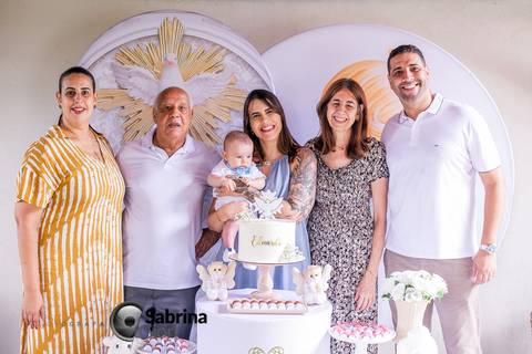 Cobertura fotográfica Batizado do Dudu'