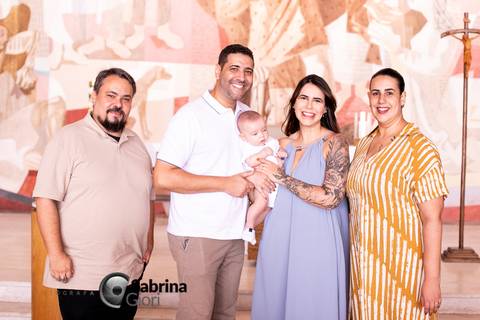 Cobertura fotográfica Batizado do Dudu'