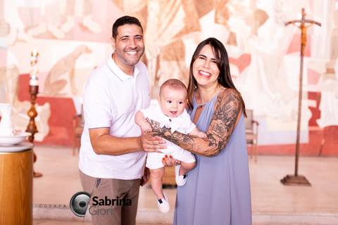 Cobertura fotográfica Batizado do Dudu'