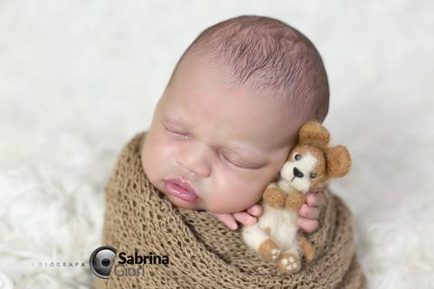 Ensaio newborn em família'