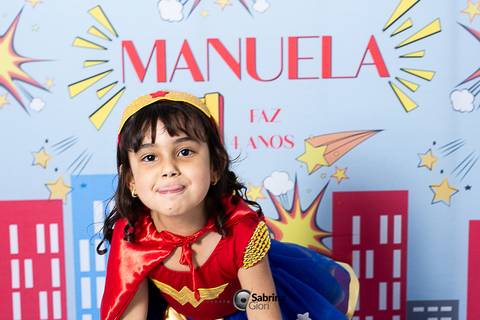 Ensaio em estudio personalizado Manu 4 anos '